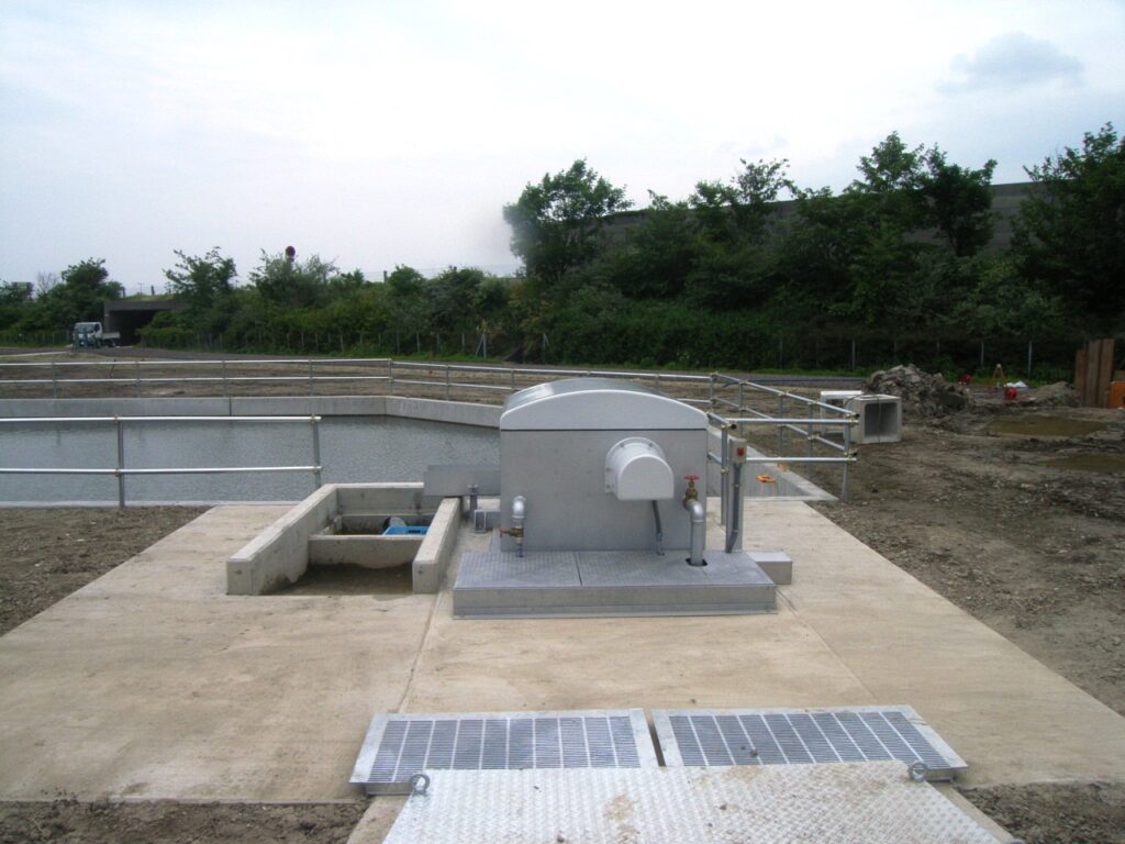 中之島南部第２号揚水機場除塵機