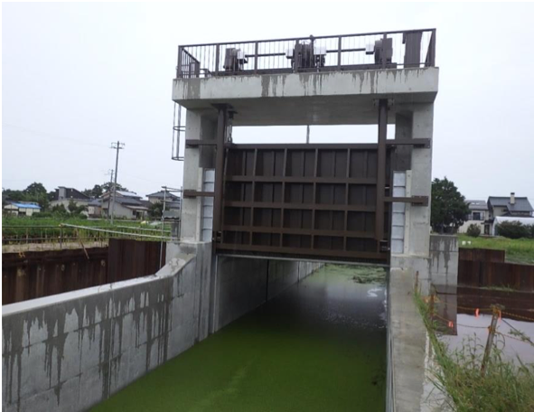 吹切川樋門ゲート